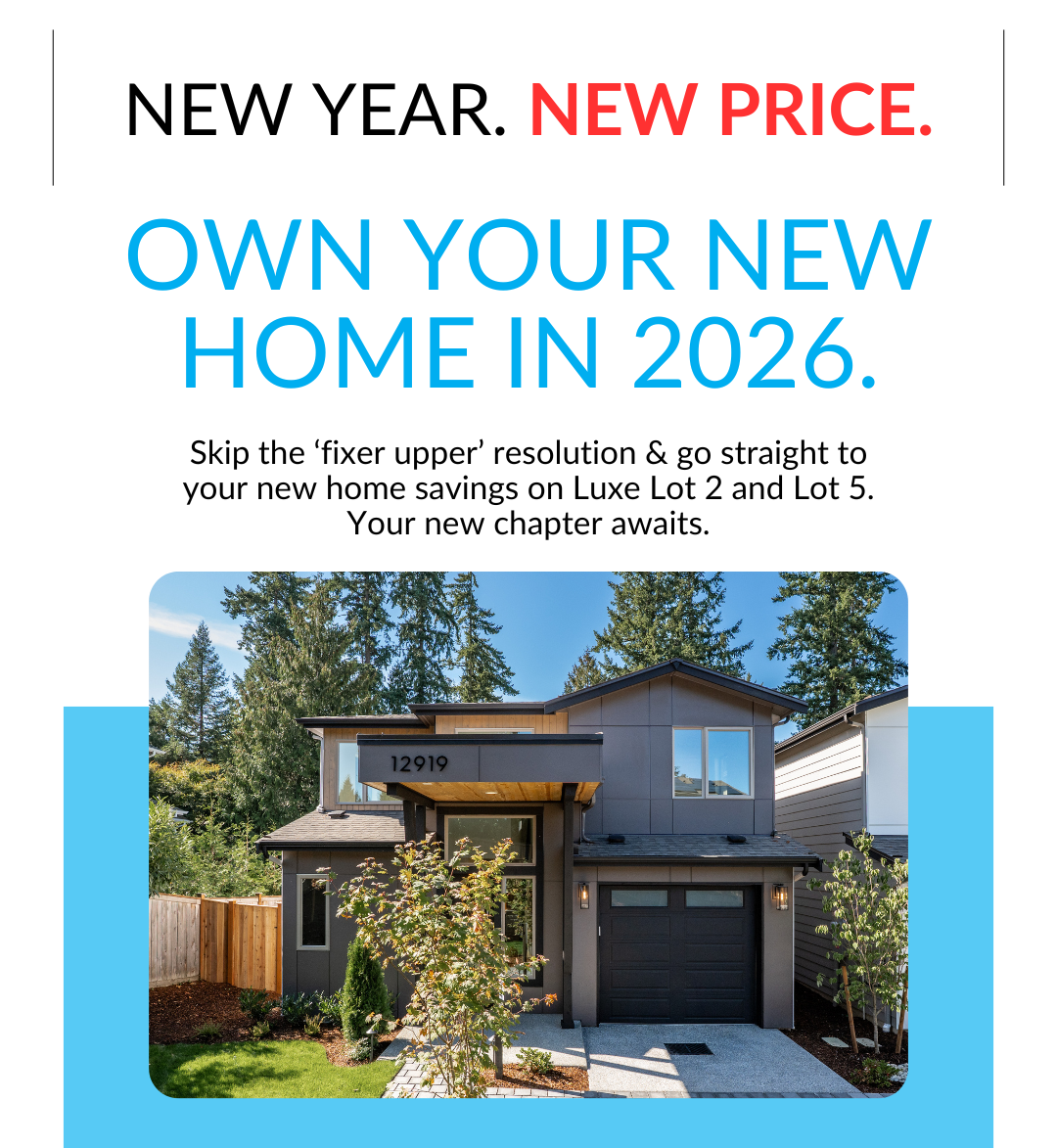 New year. New Price. Own Your Home in 2026